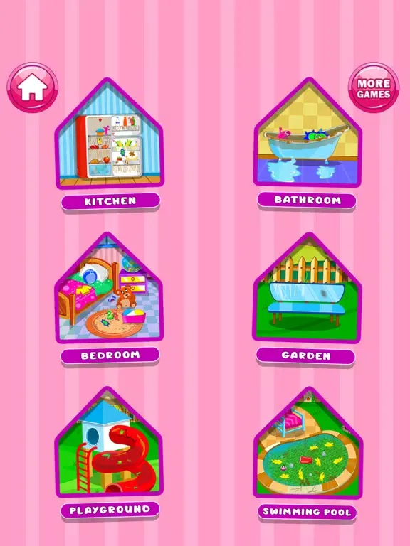 Baby Girl House Cleaning iPad  스크린샷