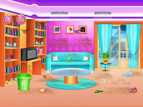 Doll House Design And Cleanup iPad  スクリーンショット
