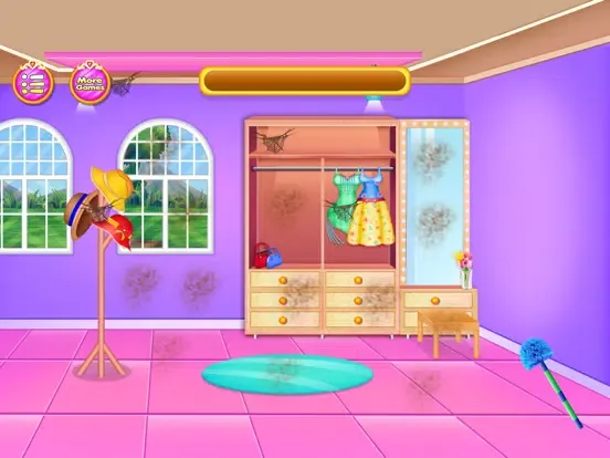Doll House Design And Cleanup iPad  スクリーンショット