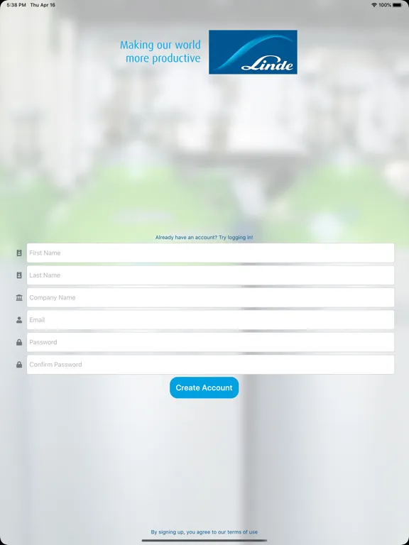 Linde GasTracker iPad 应用截图