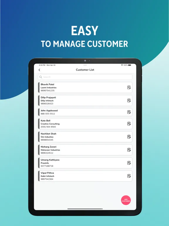 Estimate & Invoice - Maker iPad  Ekran Görüntüleri