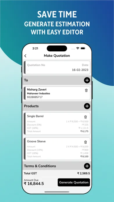 Estimate & Invoice - Maker Ekran Görüntüleri