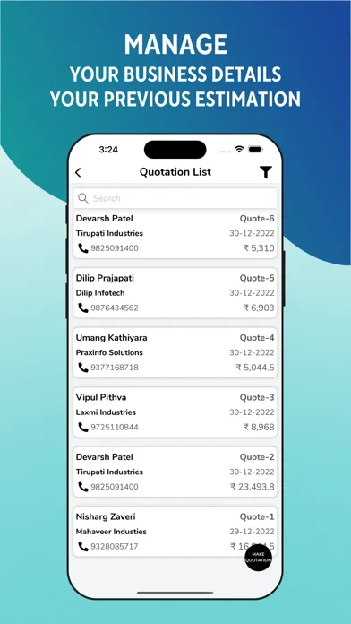 Estimate & Invoice - Maker Ekran Görüntüleri