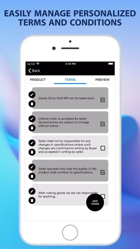 Ảnh chụp màn hình của Quotation Maker