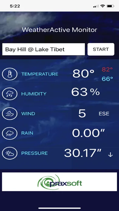 WeatherActive Monitor سکرین شاٹس