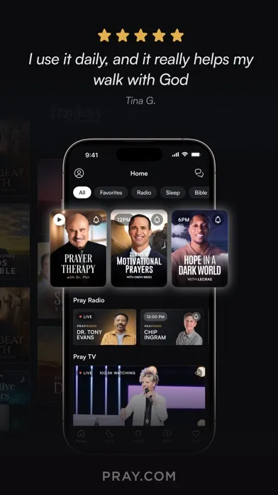 Скриншоты Pray.com: Bible & Daily Prayer