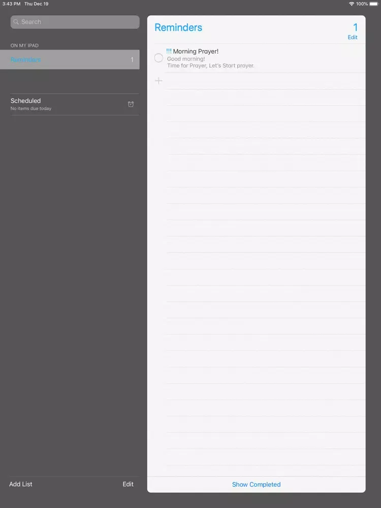 Скриншоты Bible Promises and Prayer iPad 