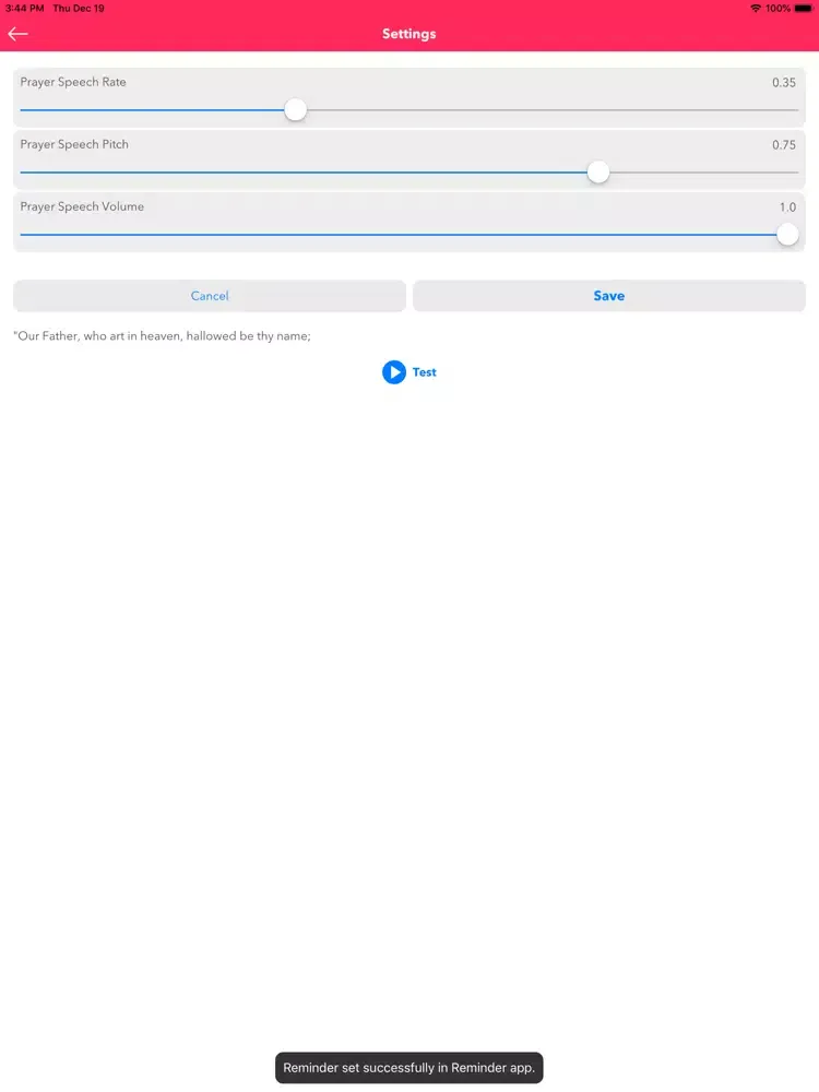 Скриншоты Bible Promises and Prayer iPad 