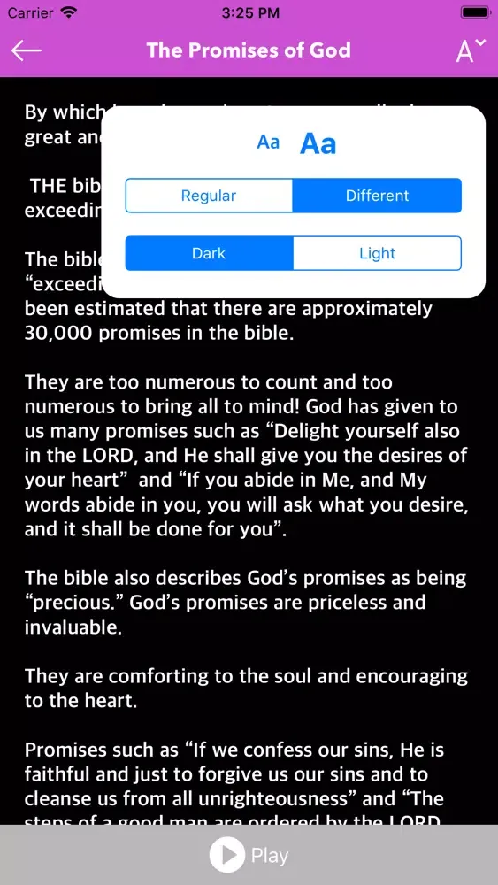Скриншоты Bible Promises and Prayer
