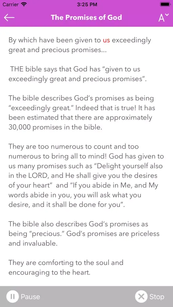 Скриншоты Bible Promises and Prayer