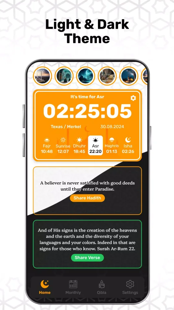 Captures d'écran de Prayer Times Pro Quran Adhan