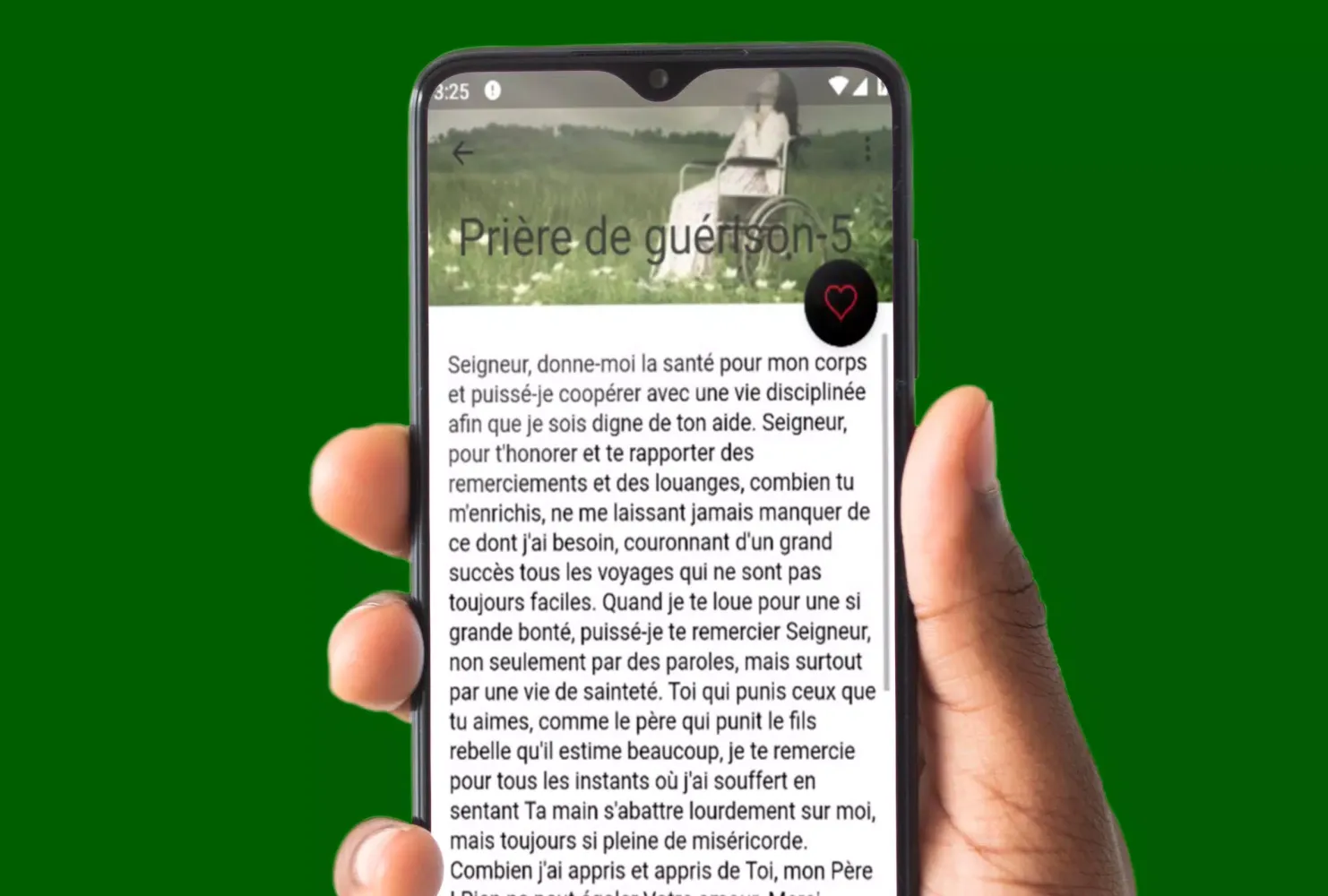 Captures d'écran de Prière de guérison