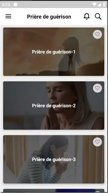 Captures d'écran de Prière de guérison
