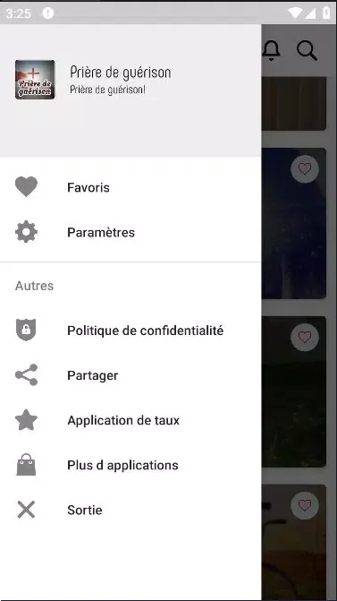 Captures d'écran de Prière de guérison