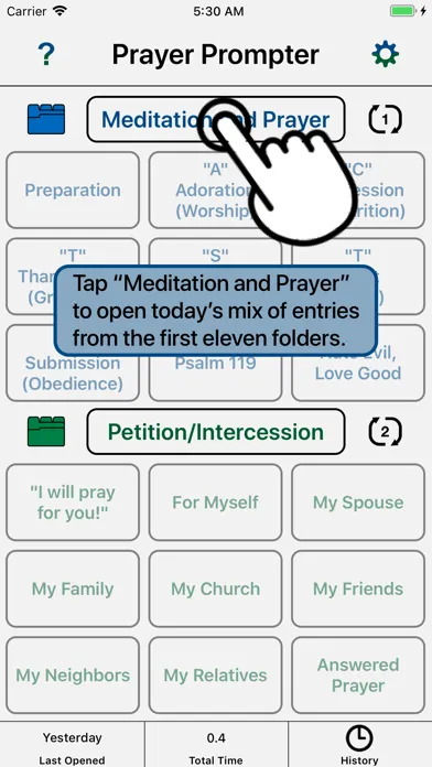 Скриншоты Christian Prayer Prompter