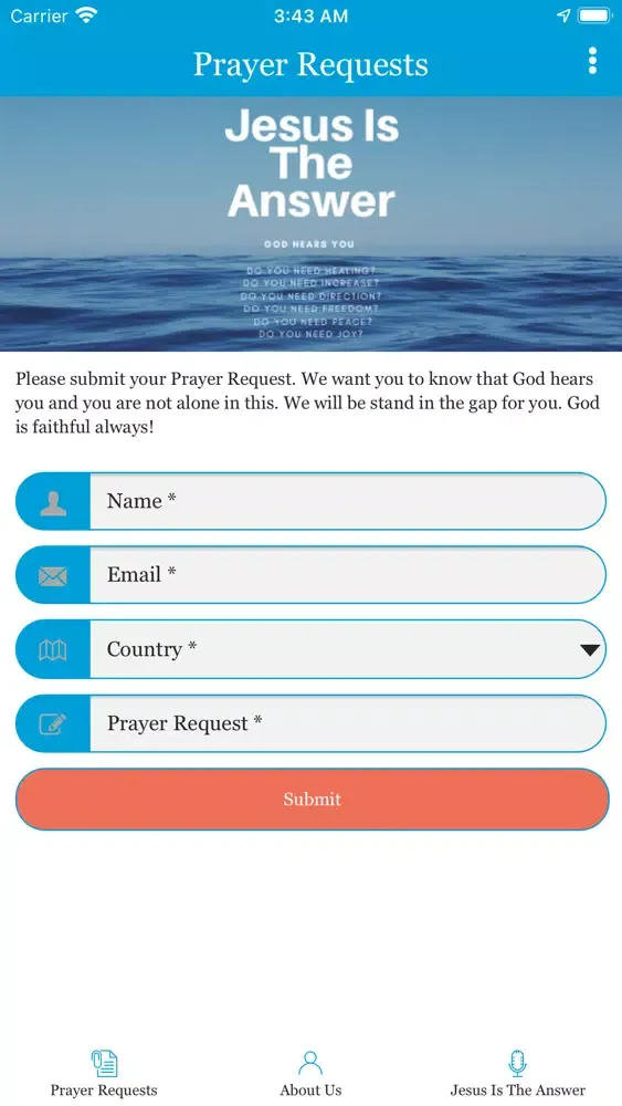 Prayer Requests應用截圖