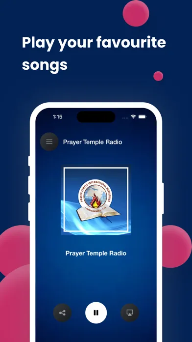 Capturas de tela do Prayer Temple Radio