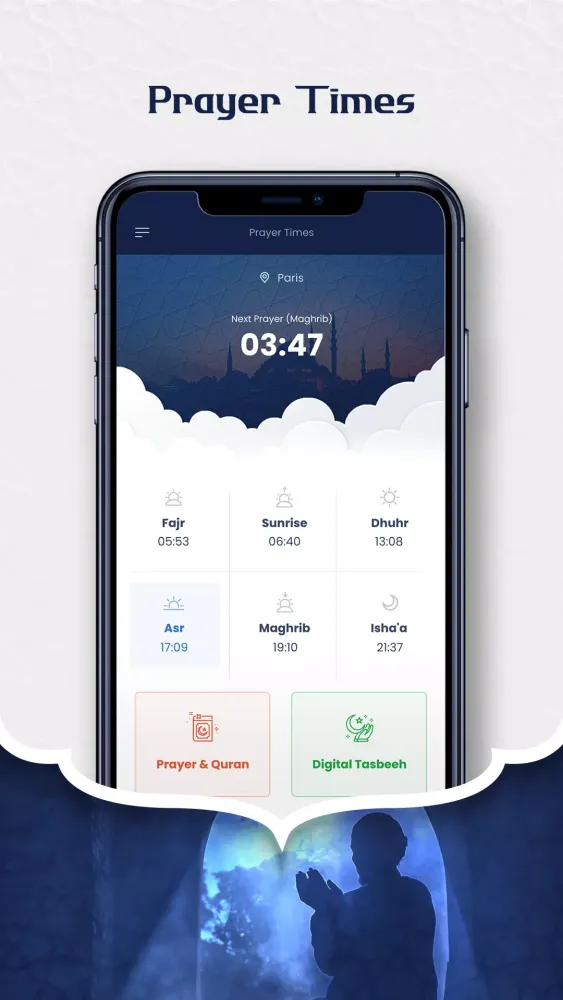 PrayerTime: Azan, Qibla Finder Screenshots