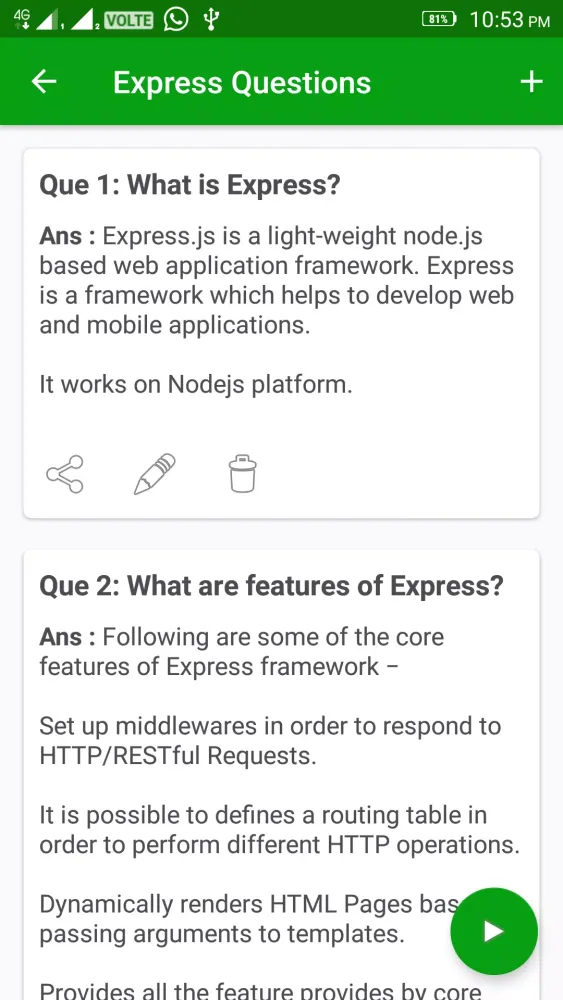 Node.js Interview Practice Screenshots