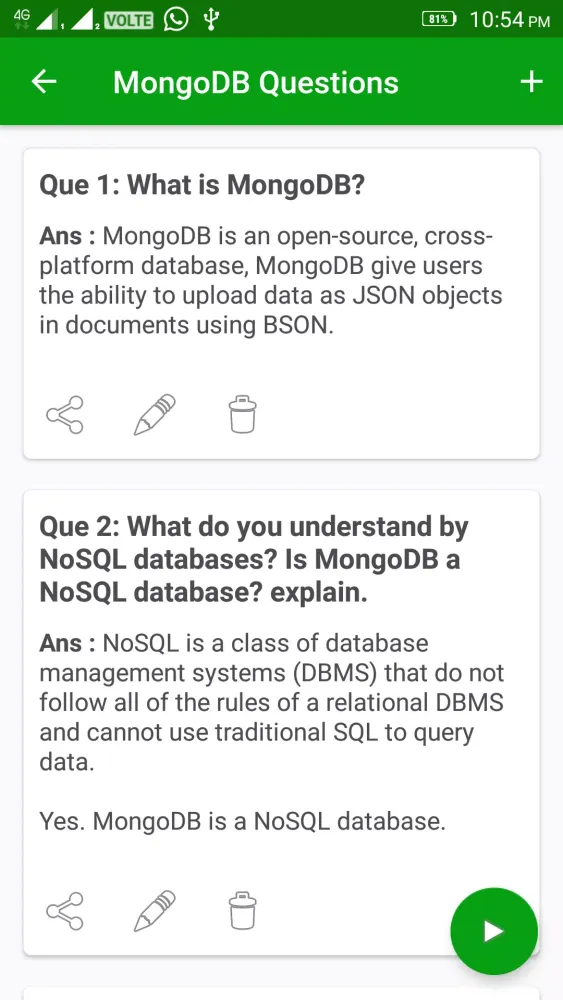 Node.js Interview Practice Screenshots