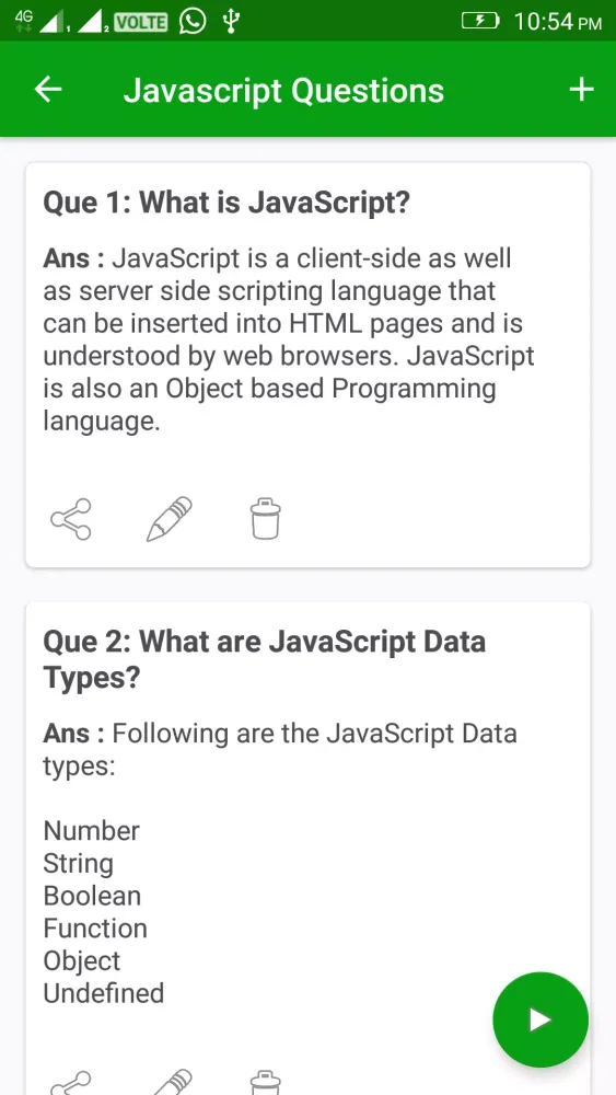 Node.js Interview Practice Screenshots