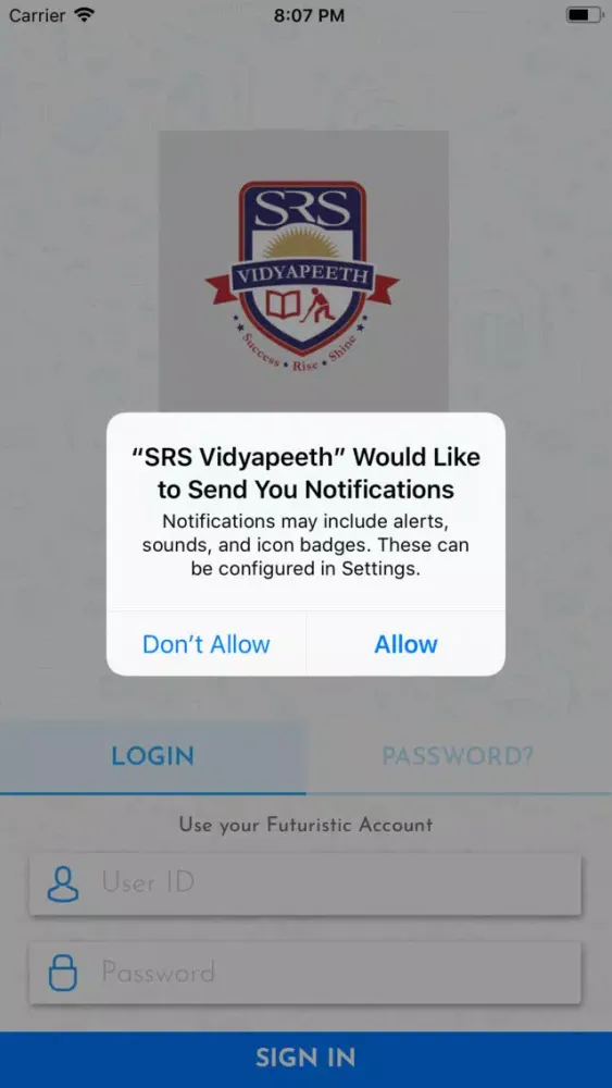 SRS Vidyapeeth スクリーンショット