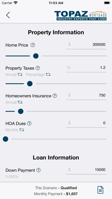 Topaz Mortgage Ekran Görüntüleri