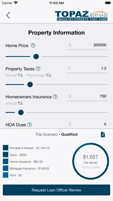Topaz Mortgage Ekran Görüntüleri