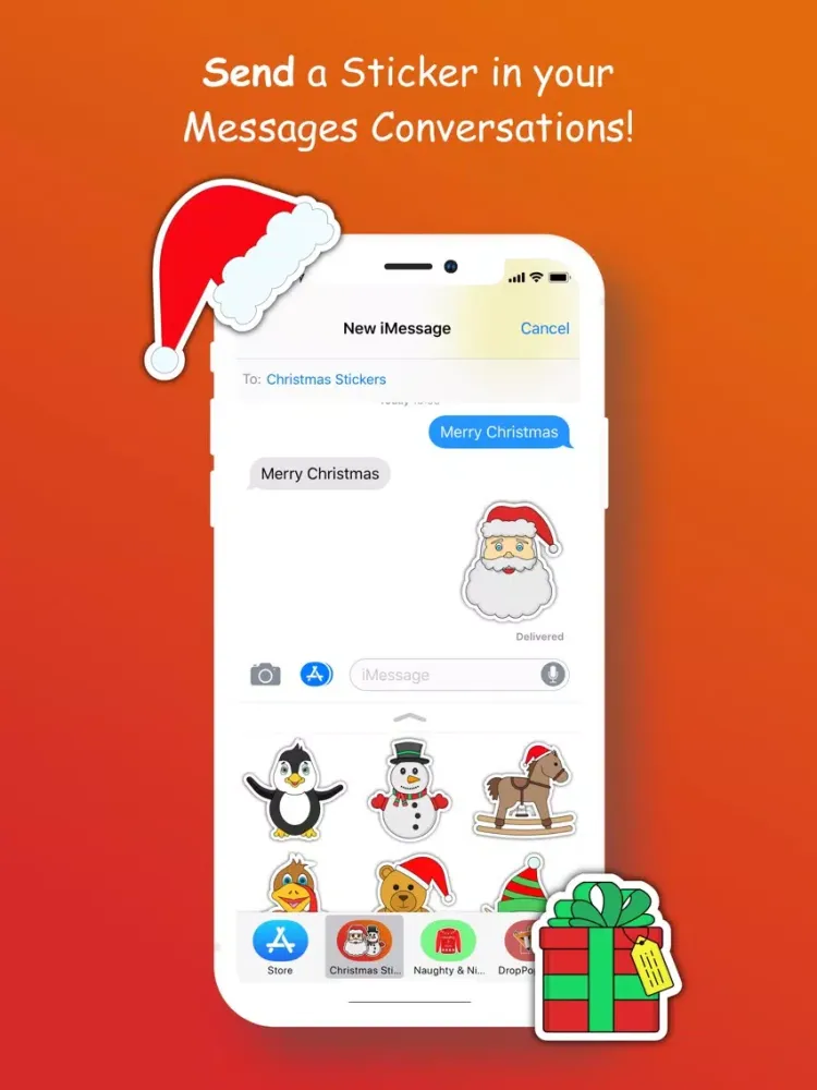 تصاویر Christmas Stickers 2017 iPad 