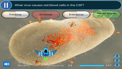 Neurology Rotation & Clinical Gross Neuroanatomy Review Game LITE (SCRUB WARS) スクリーンショット