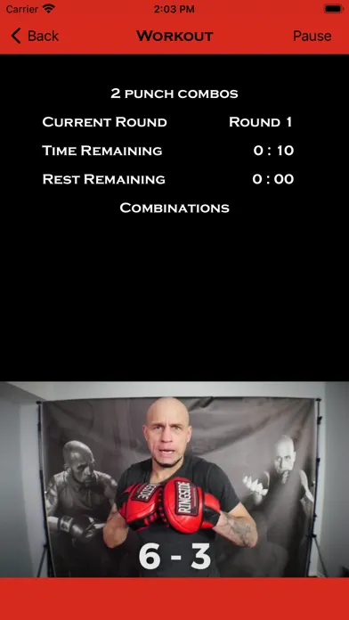 Zrzuty ekranu Precision Boxing Coach Lite