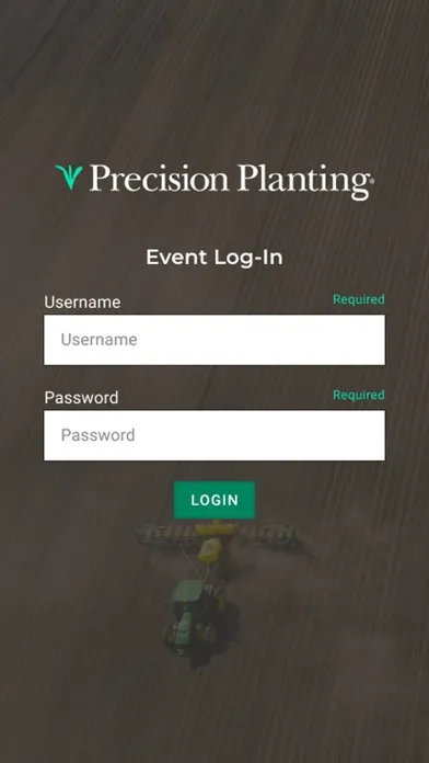 Zrzuty ekranu Precision Planting | Check-in