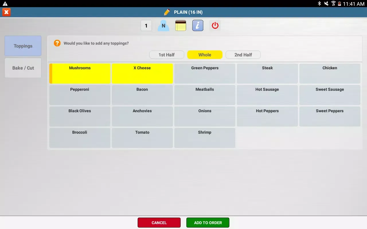 Capturas de tela do Precision POS
