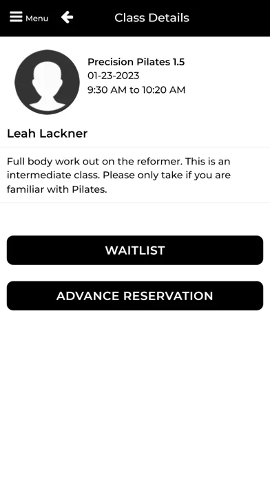 Capturas de tela do Precision Sculpt Pilates