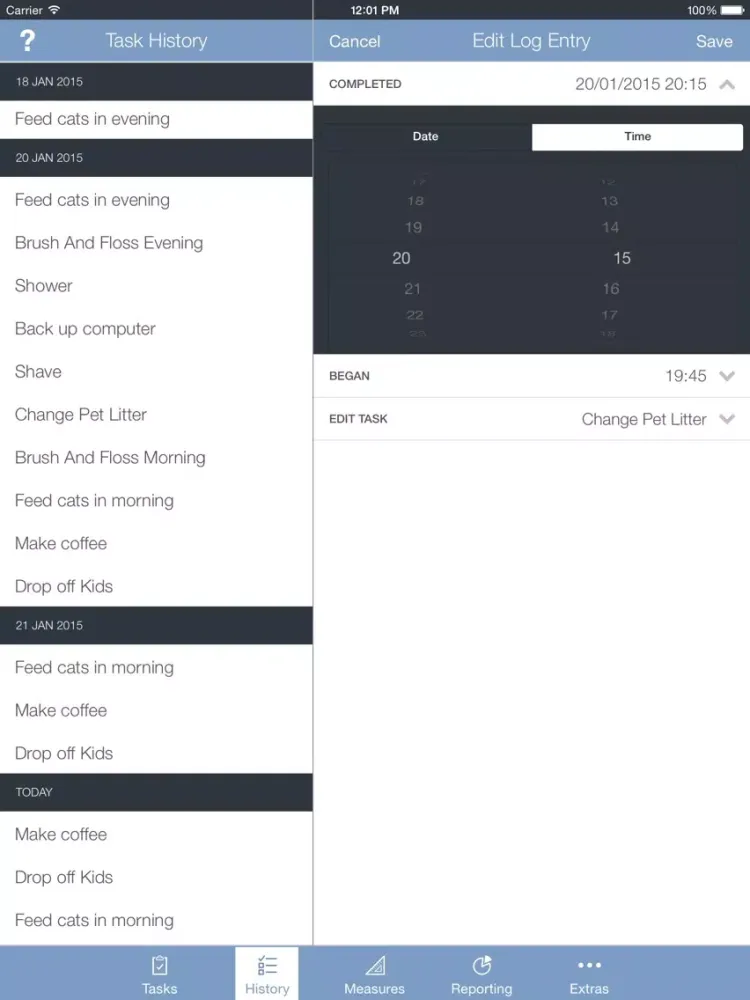 تصاویر Tasks And Measures iPad 