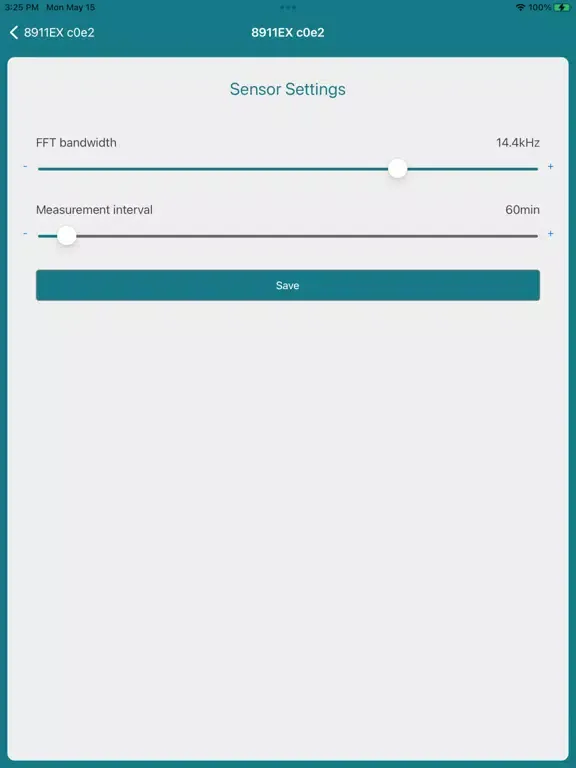 TE SensorConnect iPad  स्क्रीनशॉट