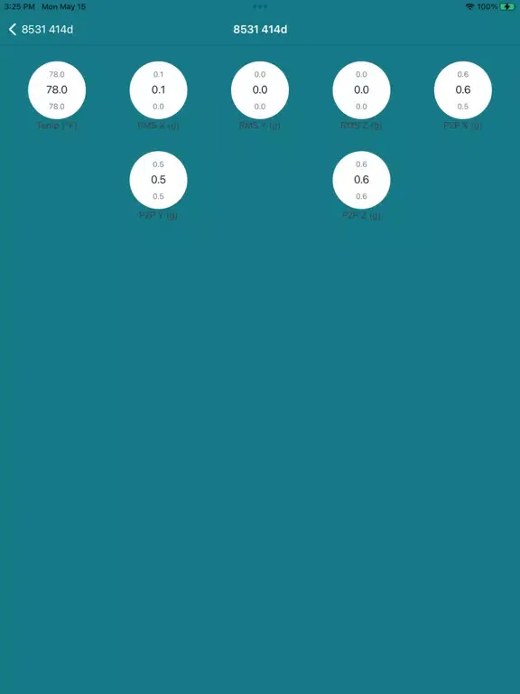 TE SensorConnect iPad  स्क्रीनशॉट