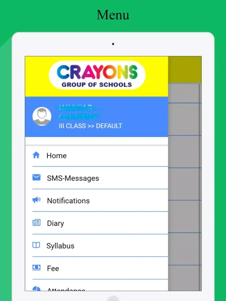 Capturas de tela do Crayons School iPad 