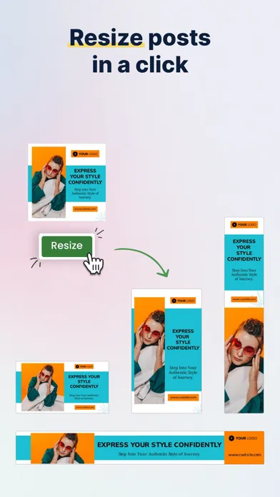 Captures d'écran de Social Media Posts - Predis AI