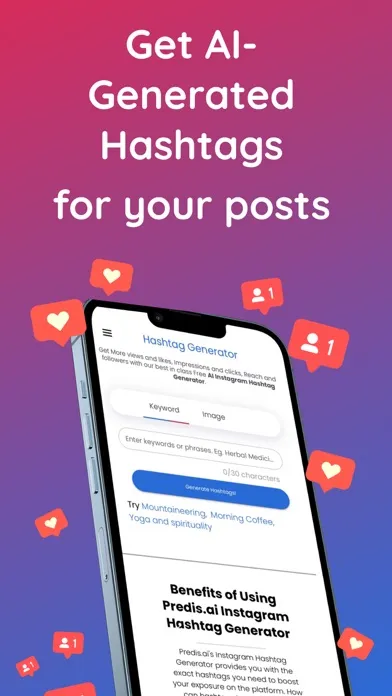 AI Hashatg Generator by Predis应用截图