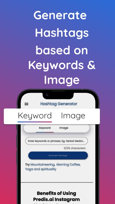 AI Hashatg Generator by Predis スクリーンショット