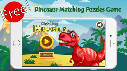 Tangkapan skrin Dinosaur Matching Remember Puzzles Games For Kids