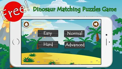 Tangkapan skrin Dinosaur Matching Remember Puzzles Games For Kids