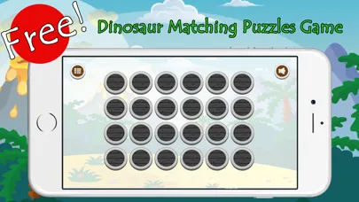 Tangkapan skrin Dinosaur Matching Remember Puzzles Games For Kids