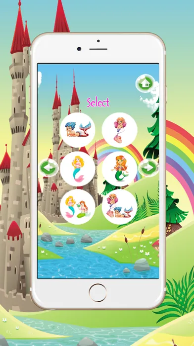 Capturas de tela do Mermaid Coloring Book Game For Adults & Kids Spree