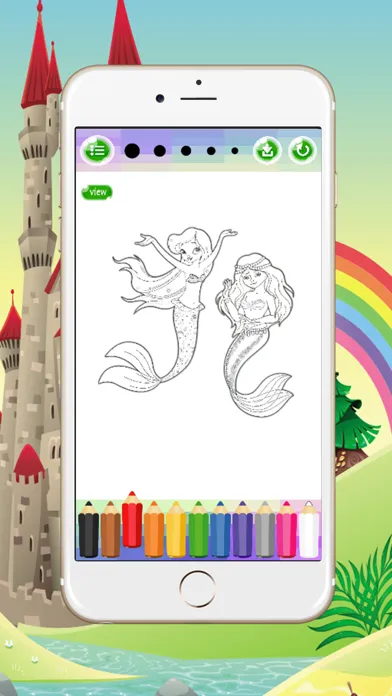 Capturas de tela do Mermaid Coloring Book Game For Adults & Kids Spree