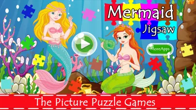 Mermaid Princess Jigsaw Puzzles Games For Kids應用截圖