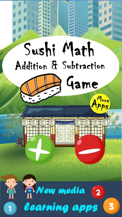 Zrzuty ekranu Sushi Math Addition & Subtraction
