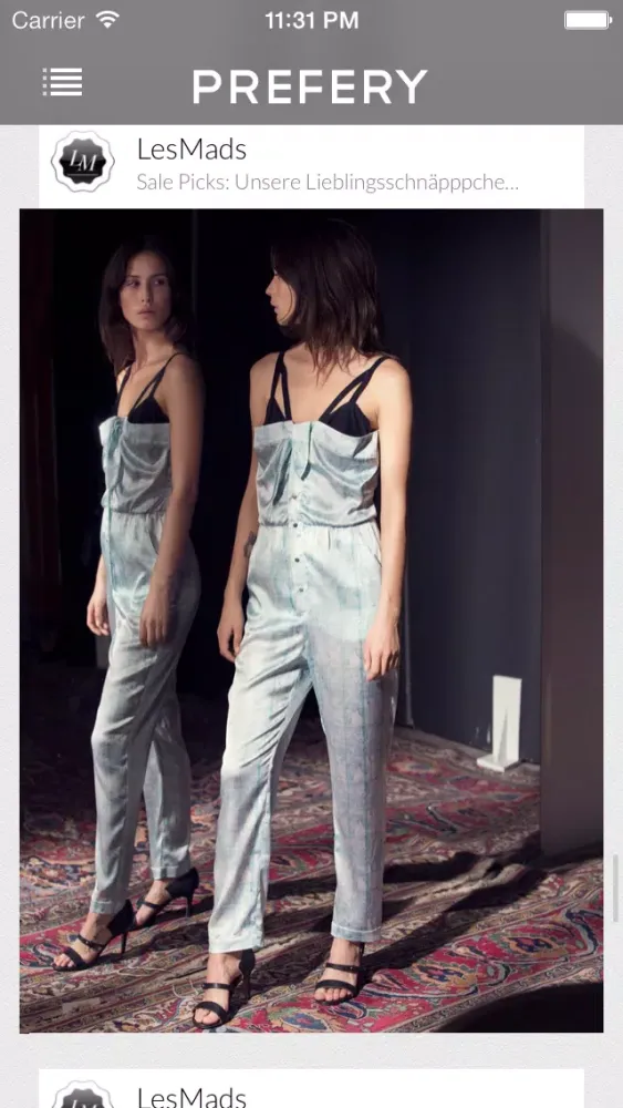 Tangkapan skrin Prefery Fashion News - Blog Shopping, Looks & Outfit Trends