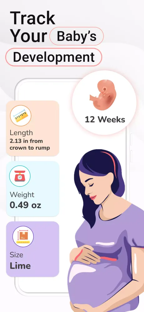 Tangkapan skrin Pregnancy Calculator: Due Date